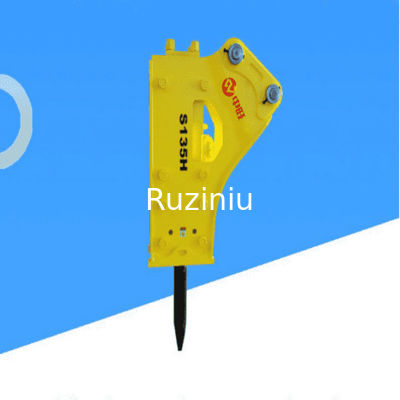 مطرقة تكسير هيدروليكية بقضيب 135 بت SYB80 من النوع الثلاثي لـ SY195 / 205 / SY215