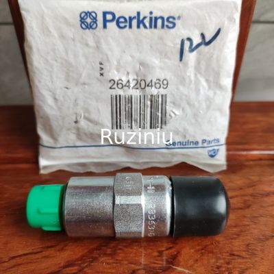 C4.4 Perkins Engine Parts 26420469 28363769 Flameout Solenoid Valve Delphi 12V